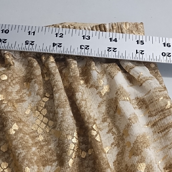 Solitaire Swim Cream & Gold Sheer Animal Print Pool Party Cruise Pants - Picture 4 of 13